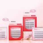U'NUCO nuntocc No Glue Slim-fit Eyelashes 48pcs Individual Self Application Ultra Thin Fiber K-Beauty Lashes _ Made in Korea